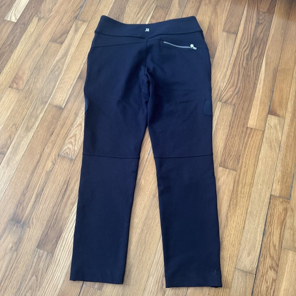 Daily Sports Stretch Straight Leg Pants Women's Trouser Golf 5 Pockets Size L - Picture 4 of 4